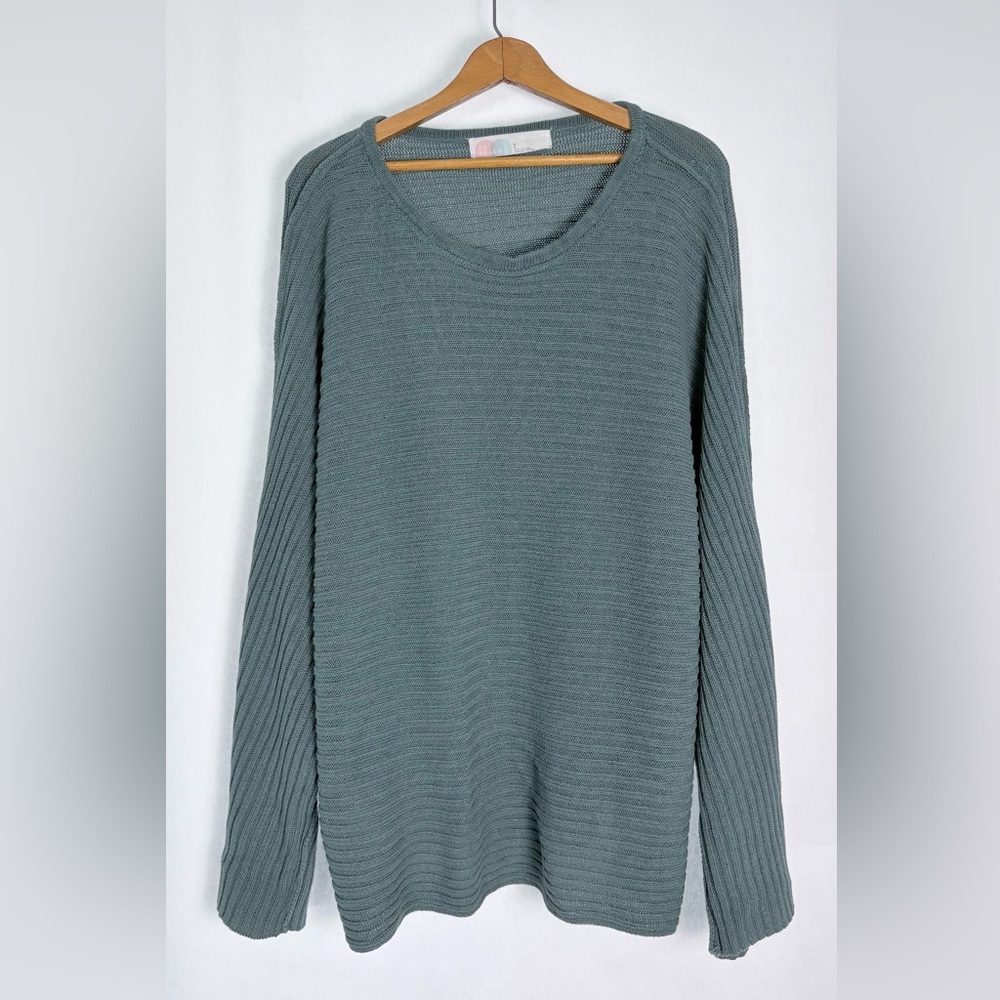 Free People Beach - Imogen Cotton Sweater, Women’s size Large